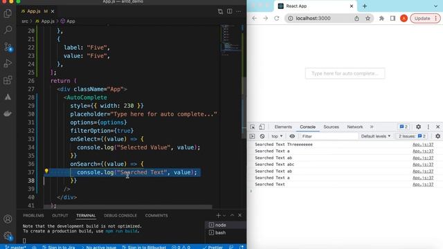 How to Use Ant Design AutoComplete Component in ReactJS | Antd AutoComplete Input Tutorial смотреть онлайн