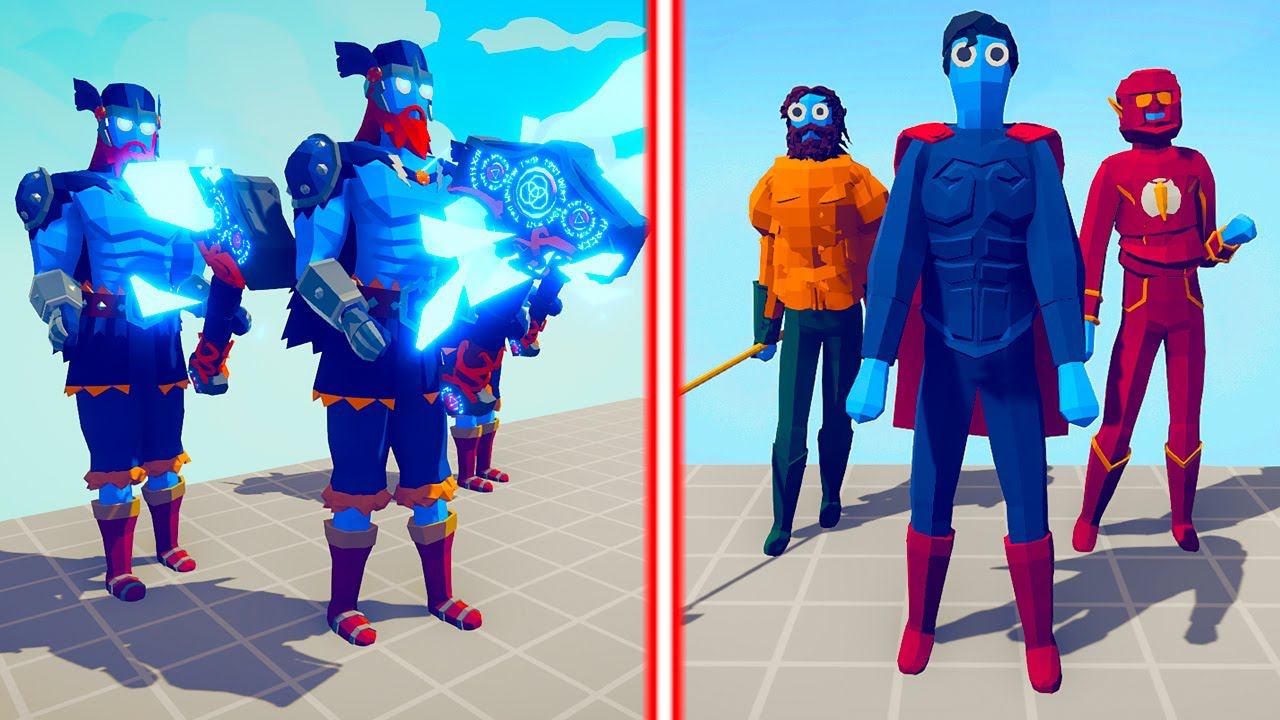 THOR TEAM vs DC TEAM | TABS - Totally Accurate Battle Simulator смотреть онлайн