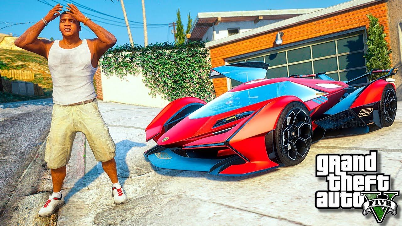 КРАЖА ЭКСКЛЮЗИВНОЙ LAMBORGHINI VISION GT В ГТА 5! ОГРАБЛЕНИЕ ВЕКА ОБЗОР МОДА GTA 5! ГТА 5 МОДЫ MODS смотреть онлайн
