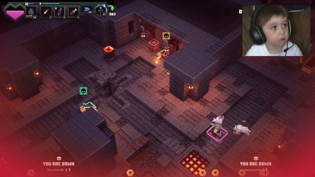 Episode 8: Fiery Forge | Minecraft Dungeons Complete Playthrough [Co-op] | Family Friendly смотреть онлайн