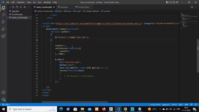 how to count any videos and post views counter in php,jquery and ajax. смотреть онлайн