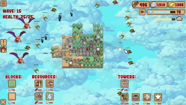 GREAT City Builder Tower Defense Roguelike!! | Let's Try Block Tower TD смотреть онлайн