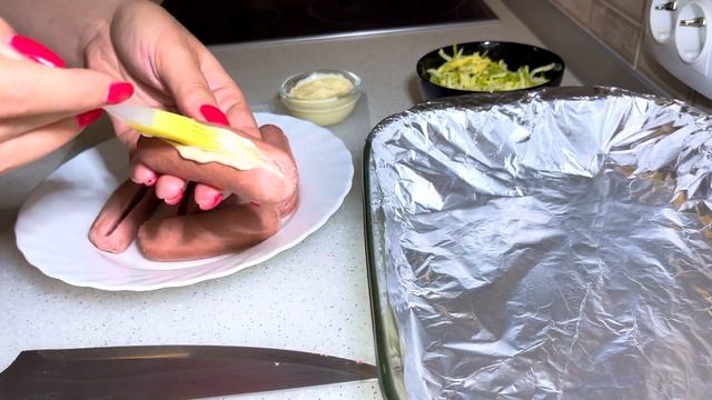 ВКУСНЫЕ ЗАПЕЧЕННЫЕ СОСИСКИ С СЫРОМ #рецепты #рекомендации