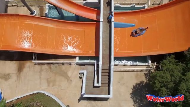 Fall of Icarus Slide / WaterWorld Themed Waterpark Ayia Napa, Cyprus смотреть онлайн