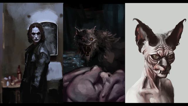 Procreate ОТ ПЯТНА процесс рисования сразу трёх работ смотреть онлайн