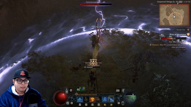 Diablo 4 - How I play the Storm Druid when Leveling - Expanded Combat Demonstration смотреть онлайн