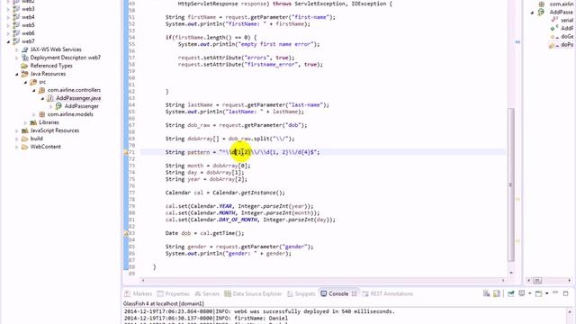 Validating from values - (15 of 83) - Java EE Video Course смотреть онлайн