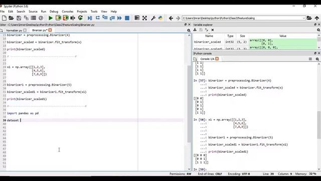 Machine Learning | Scale features using Binarizer | Feature Scaling | Binarizer - P25 смотреть онлайн