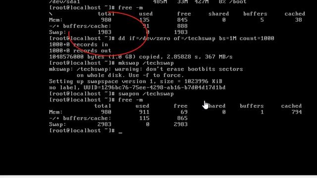 how to increase swap size in linux | how to extend swap partition in linux смотреть онлайн