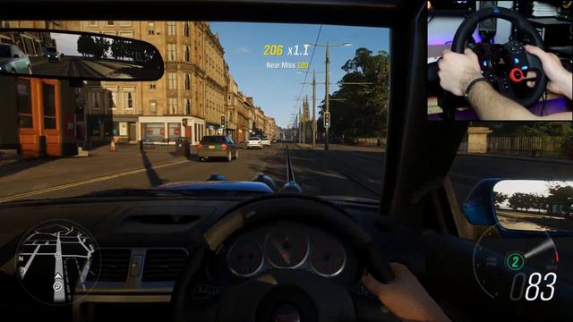 Subaru IMPREZA WRX STI Drifting | Forza Horizon 4 Steering Wheel POV смотреть онлайн