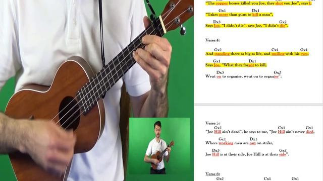 Trad Success - Ukulele - Video 44 - Joe Hill. смотреть онлайн
