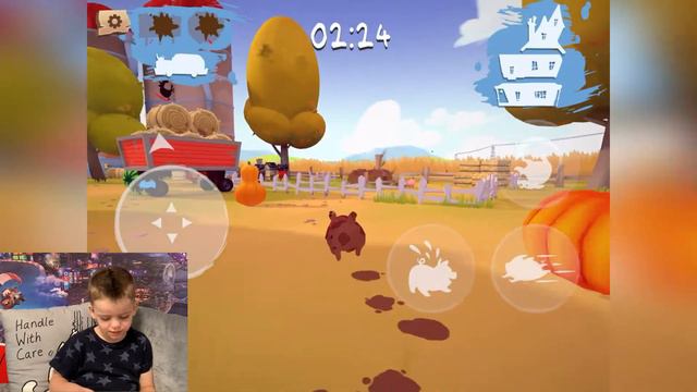 Симулятор свиньи!!! Дема Дамиан играет в Hogwash. Часть 4 смотреть онлайн