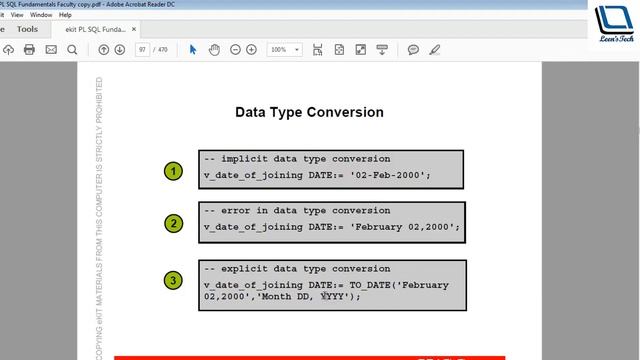 Oracle PL/SQL 11g Tutorial in Bangla: Fundamentals Lesson # 3 смотреть онлайн