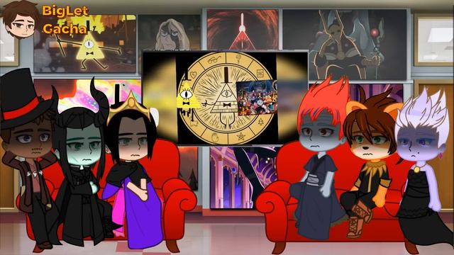 Disney Villains React to Bill Shipper + Belos(Gravity falls+owl house) | Gacha Club | Full Video смотреть онлайн
