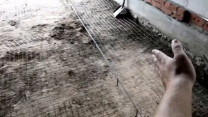 Маячки под бетон, стяжку, черновой вариант, как залить под уровень бетон, маячки под заливку.