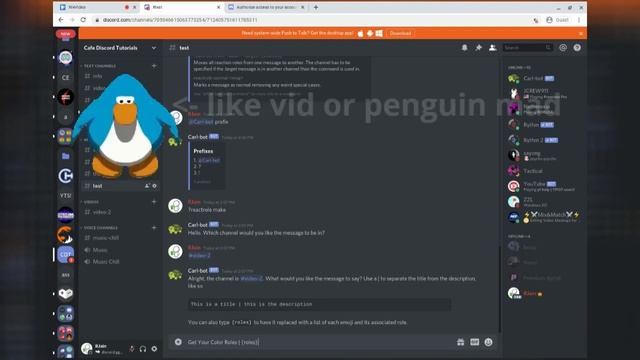 How to Get Reaction Roles on Discord with Carl Bot смотреть онлайн