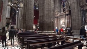 МИЛАН, ИТАЛИЯ - МИЛАНСКИЙ СОБОР ИЗНУТРИ / НЕ ПОВЕЗЛО С ПОГОДОЙ ( Серия 5 )