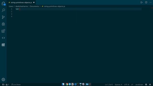 String Primitives vs Objects смотреть онлайн