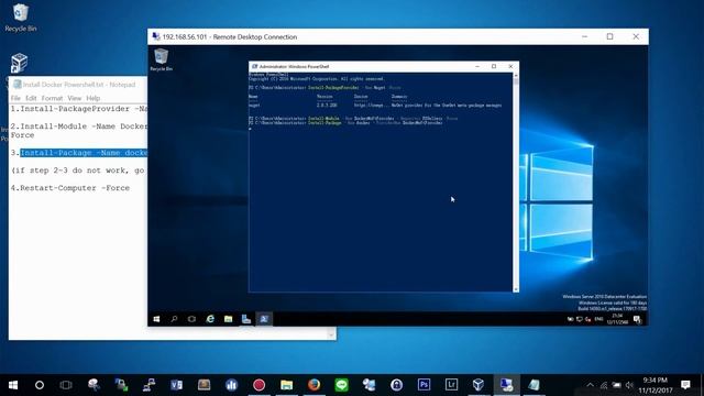 ทดสอบติดตั้ง Docker บน Window server 2016 смотреть онлайн