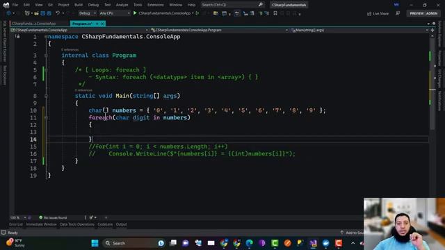 C# Fundamentals: 22- Foreach Loop смотреть онлайн
