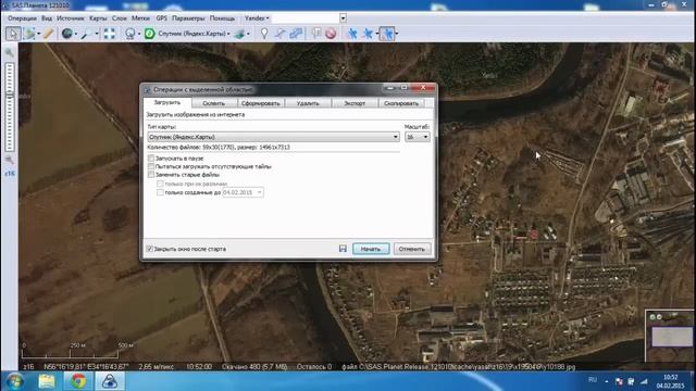 Спутниковые снимки для OziExplorer (инструкция по SAS.Planet) смотреть онлайн