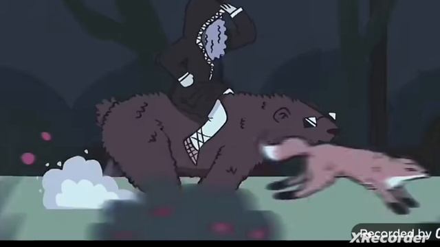 нейромонах Феофан валим боком на медведя