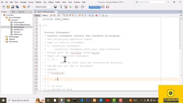 what is control statement in java with example смотреть онлайн