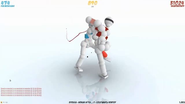 Эпичные и смешные заломы в Toribash.
