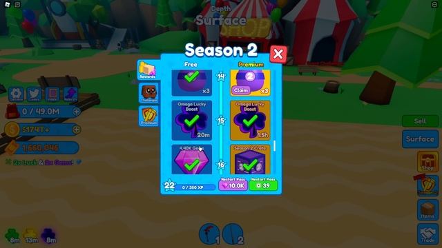 БЕСПЛАТНО ОТКРЫЛ 4 ПАССА И ВЫБИЛ... В MINING SIMULATOR 2 В РОБЛОКС! ROBLOX смотреть онлайн