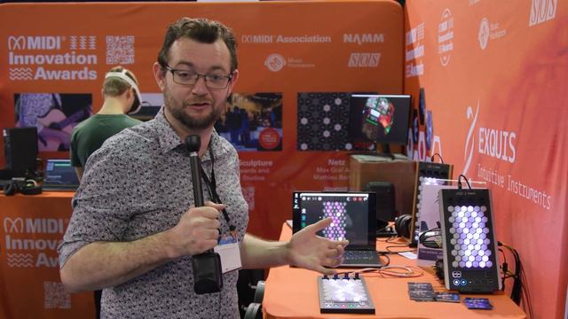 Intuitive Instruments Exquis MPE MIDI Controller At NAMM 2024
