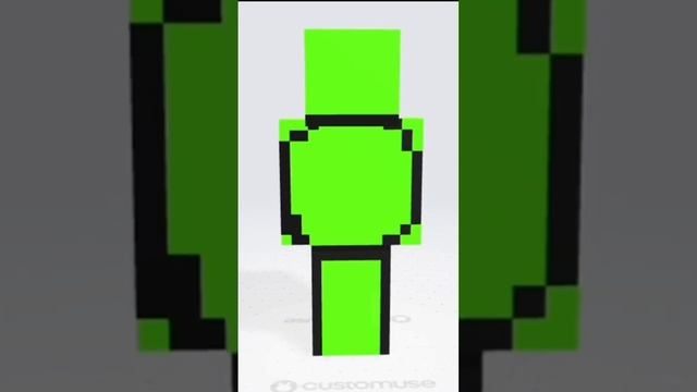 Making Minecraft Skin Of Dream #minecraft #dream