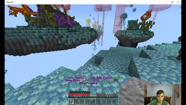 Играем на сервере Cubecraft Games в режиме Egg Wars смотреть онлайн