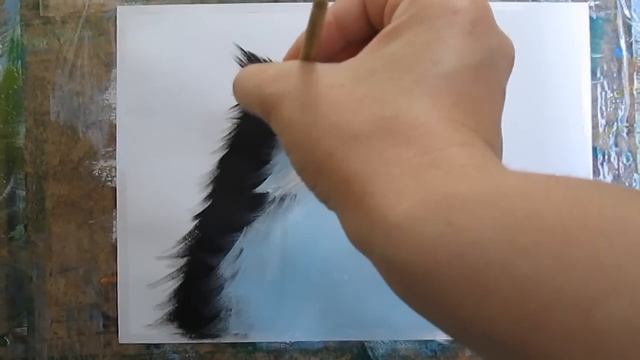 Рисуем кота гуашью, по мотивам Kim Haskins смотреть онлайн