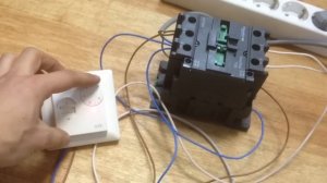 Контактор - пускатель подключение теплого пола с терморегулятором