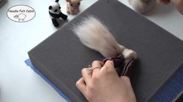 Needle felt cow/ox CUTE COW/OX EASY DIY #NEEDLEFELT #DIY смотреть онлайн