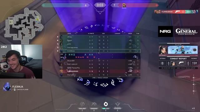 NEW MAP PEARL! FLEXINJA OMEN VALORANT GAMEPLAY [ FULL MATCH VOD ] смотреть онлайн