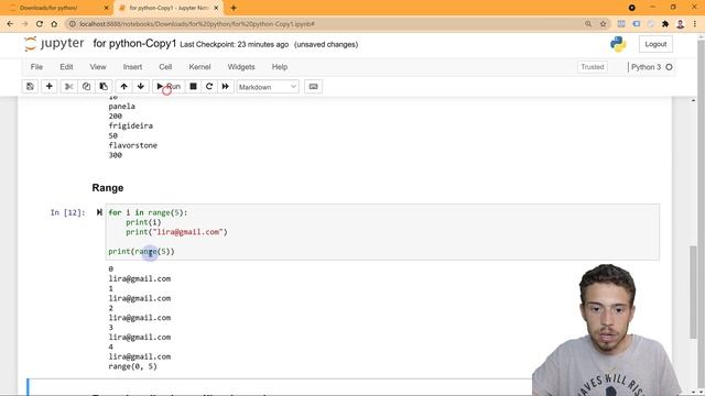Estrutura de Repetição FOR no Python - Criando um Loop смотреть онлайн