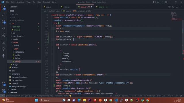 Error Handling in node js | Create Custom errors | #errorhandling #nodejs #express смотреть онлайн