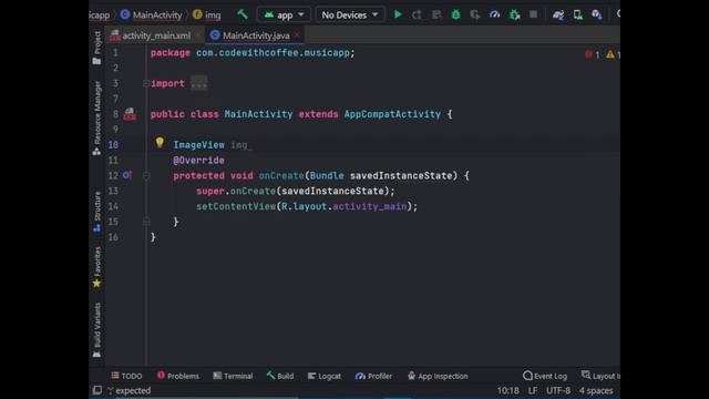 how to implement audio player in Android studio | Audio Player | code with coffee смотреть онлайн