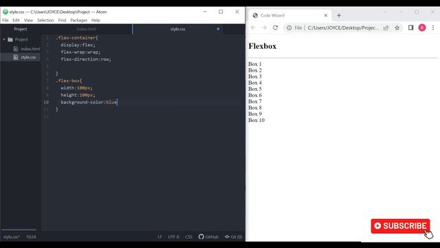 How to use Flexbox/Flex-container in HTML and CSS | Coding Tutorial смотреть онлайн