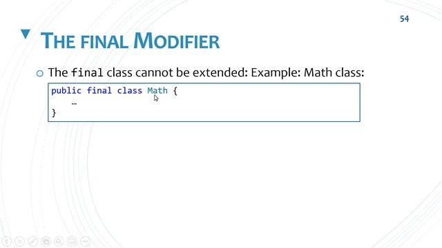 Final Class and Final Methods смотреть онлайн