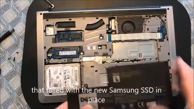 Dell Inspiron 5547 - replacing the HDD with a Samsung EVO 850 500GB SSD смотреть онлайн