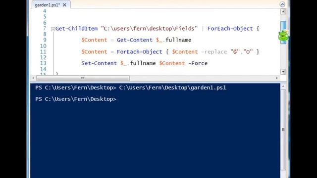 Replace STRINGS in file/files with Powershell! смотреть онлайн