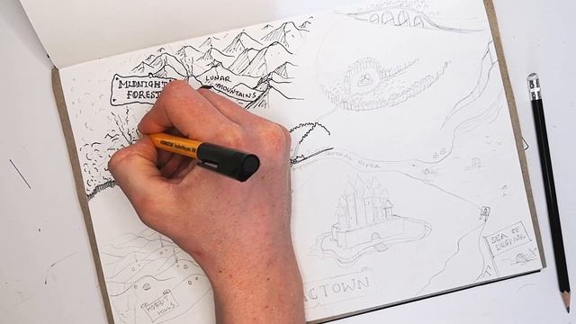 ART LESSON - FANTASY MAP ILLUSTRATION смотреть онлайн