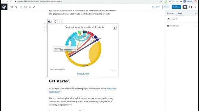 everviz – Using the WordPress plugin смотреть онлайн