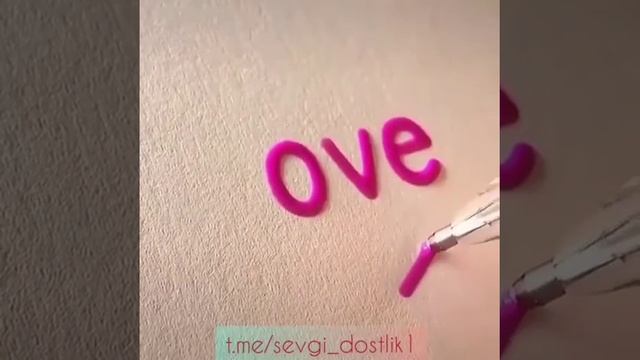Как писать слова Love ❤️ смотреть онлайн