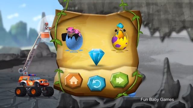 Fun Children Games Blaze and The Monster Machines Monster Truck Dinosaur Rescue смотреть онлайн