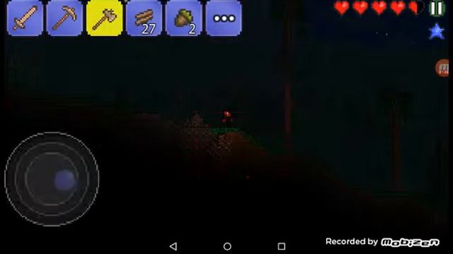 Начало игры Terraria. Рубим дерево #1 смотреть онлайн