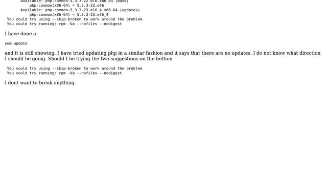 DevOps & SysAdmins: php-mbstring install - version conflict (Cent OS) (2 Solutions!!) смотреть онлайн