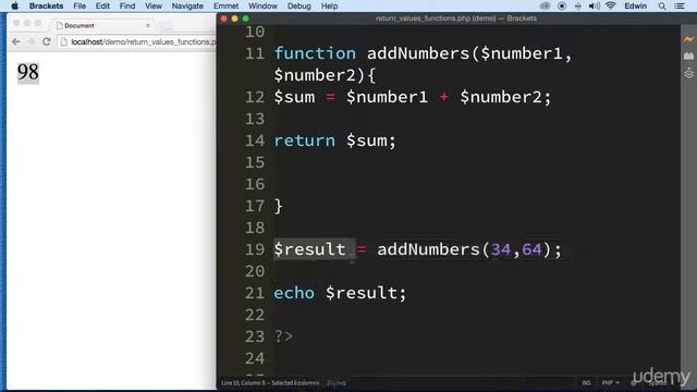 023 Return Values From Functions PHP Full Course 2021 смотреть онлайн